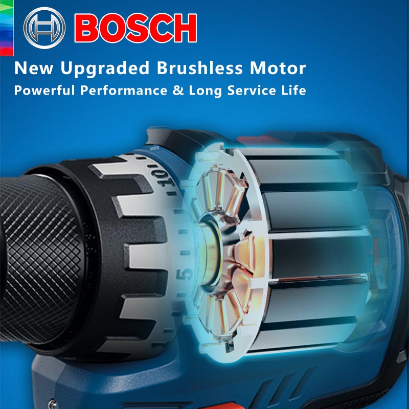 Power Tools Wood - Furadeira/Parafusadeira Sem Fio Profissional BOSCH GSR