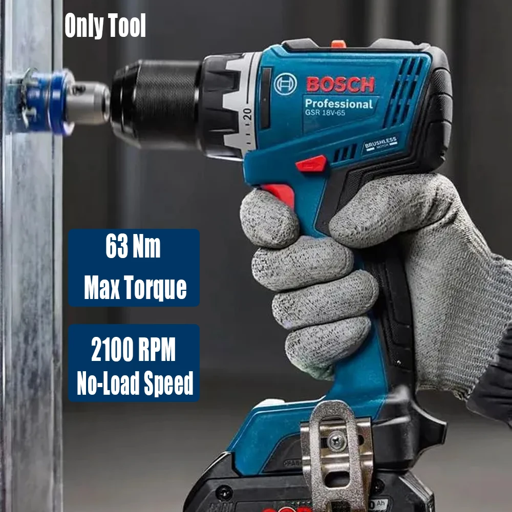 Power Tools For Woodworking - Furadeira Elétrica Sem Escovas Bosch GSR