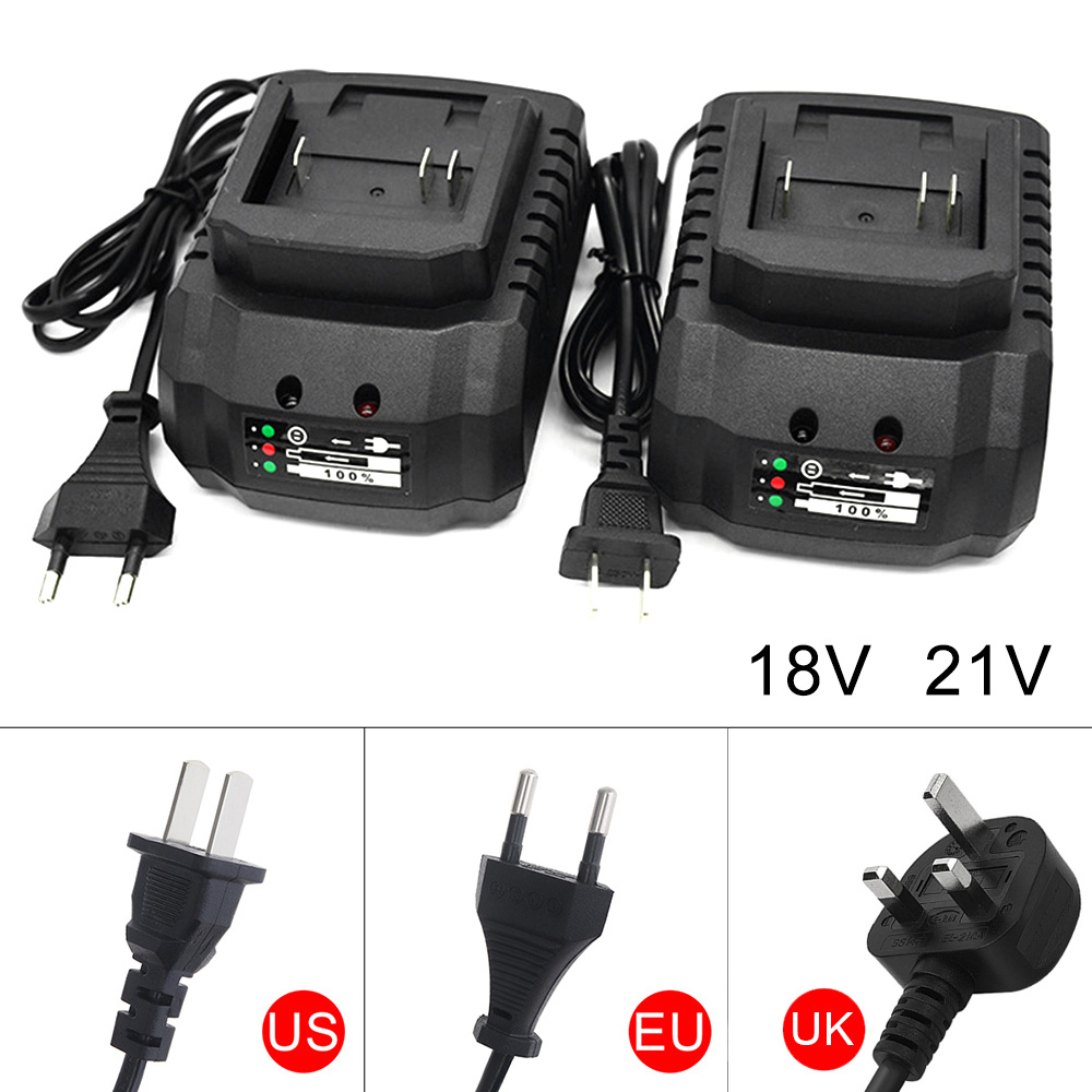 Power Tools Uk - Carregador de bateria de íon-lítio 18v