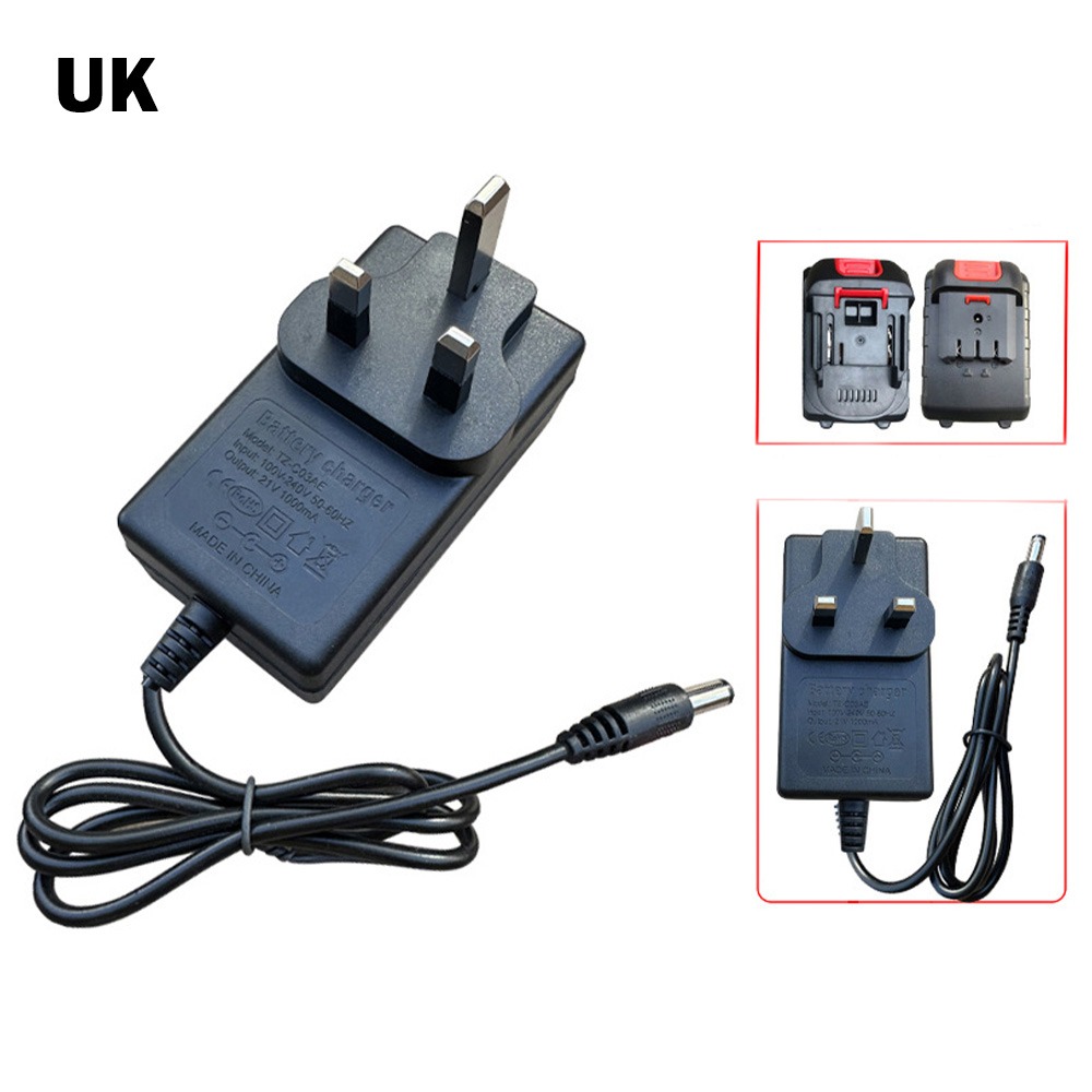 Power Tools Uk - Carregador de bateria de lítio 21V