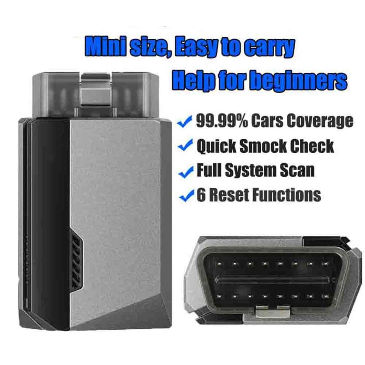 Health Power Tools - (A99Z) Scanner OBD2 Bluetooth para Carro,