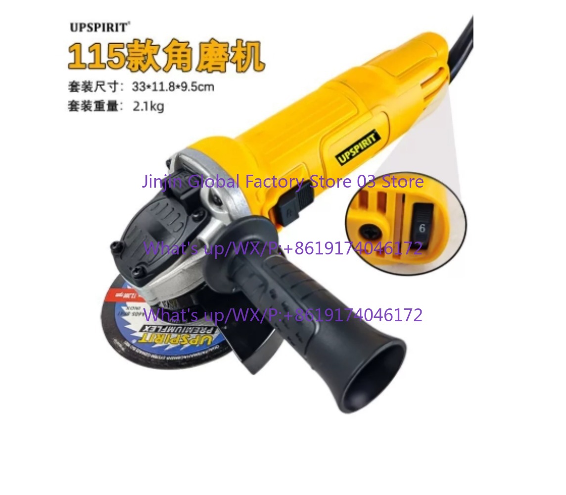 Power Tools For Woodworking - Esmerilhadeira elétrica 125mm 1250W sem escova,