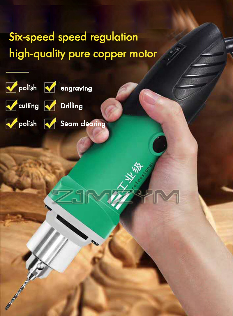 Power Tools Wood - Gravador elétrico de alta potência, 6