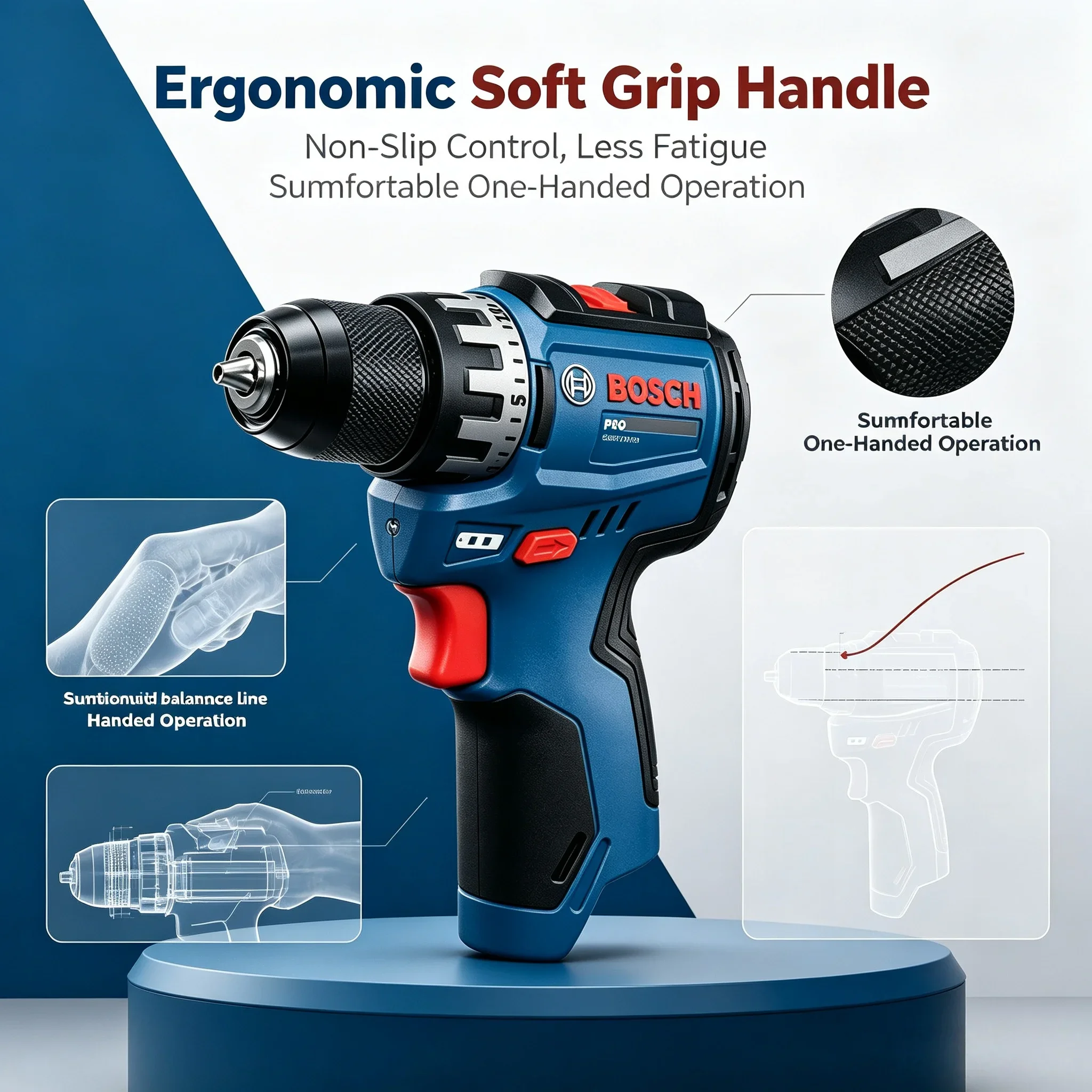 Power Tools For Woodworking - Furadeira/Parafusadeira Sem Fio Profissional BOSCH GSR