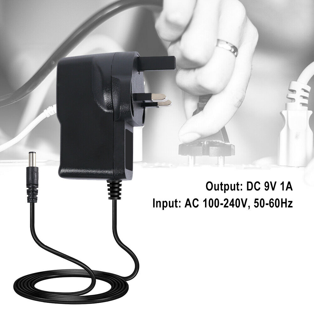 1 peça ac/dc 9v uk plug adapta - Power Tools Uk avaliação e preço