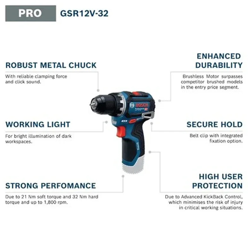 Furadeira sem fio Bosch GSR 12 - Power Tools Wood avaliação e preço